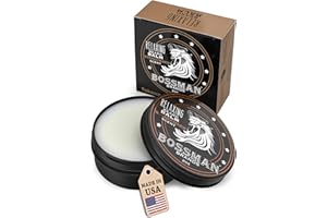 Bossman Relaxing Beard Balm for Men (Stagecoach Scent) – Tames, Relaxes, Thickens & Softens for Ultimate Beard Care – Made in USA