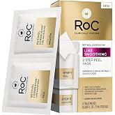 RoC Retinol Correxion Line Smoothing 2-Step Peel Pads - 5 Treatments | With Clinical Retinol &amp; 5-Acid Blend, Exfoliating &amp; Resurfacing Treatment for Fine Lines, Dullness, and Pores