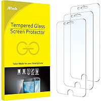 JETech Screen Protector for iPhone SE 2020, 4.7-Inch, Tempered Glass Film, 3-Pack