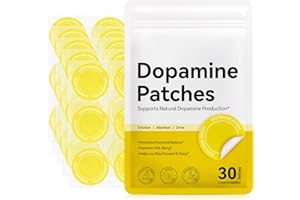 SHUANGJIA Dopamine Patches Extra Strength, 30 Vegan Mood Boost Support Patches for Daily Mental Wellness, Plant-Based Formula, Positivity & Motivation, Supports Dopamine & Serotonin Balance for Men Women