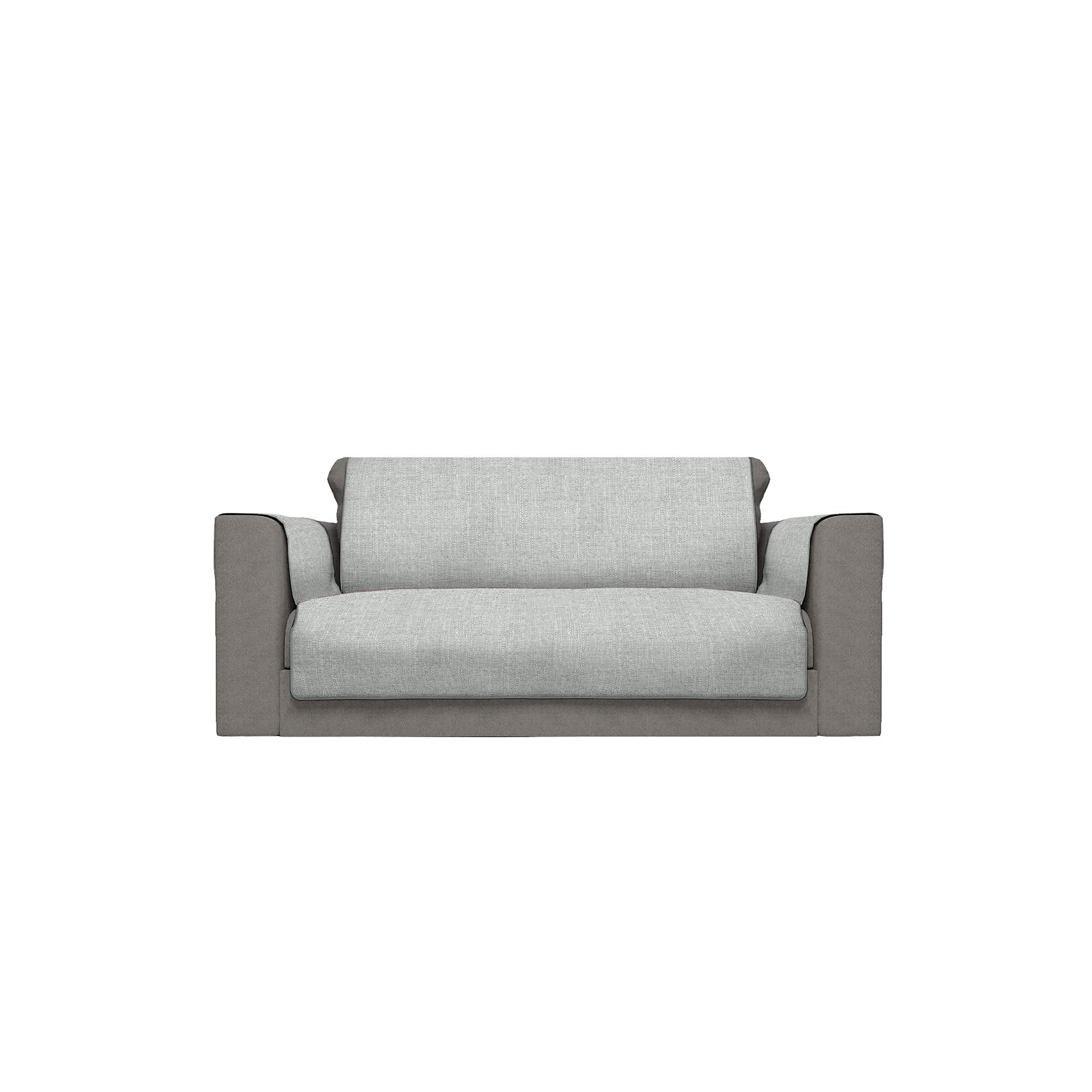 Italian Bed Linen Comfort Anti-Slip Sofa Cover, 2 Places Maxi, Light grey — image 1