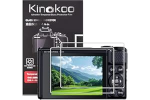 kinokoo Tempered Glass Film for Canon PowerShot SX730 HS/SX740 HS Crystal Clear Film Canon SX740 SX730 Screen Protector Bubbl