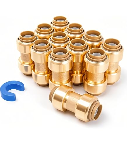 Acoplamiento Push Fit De 1/2 Pulgada | Sin Plomo | 10 Años De Garantía | Marca SPS