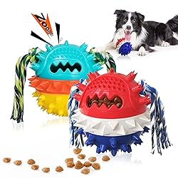 HGB Squeaky Treat Dispensing Dog Toys to Keep Them