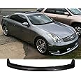 [GT-Speed] Compatible/Replacement for NS Style PU Front Bumper Lip, 2003-2005 Infiniti G35 2-Door/Coupe Only (Not Compatible with 4-Door & Sport Bumper)