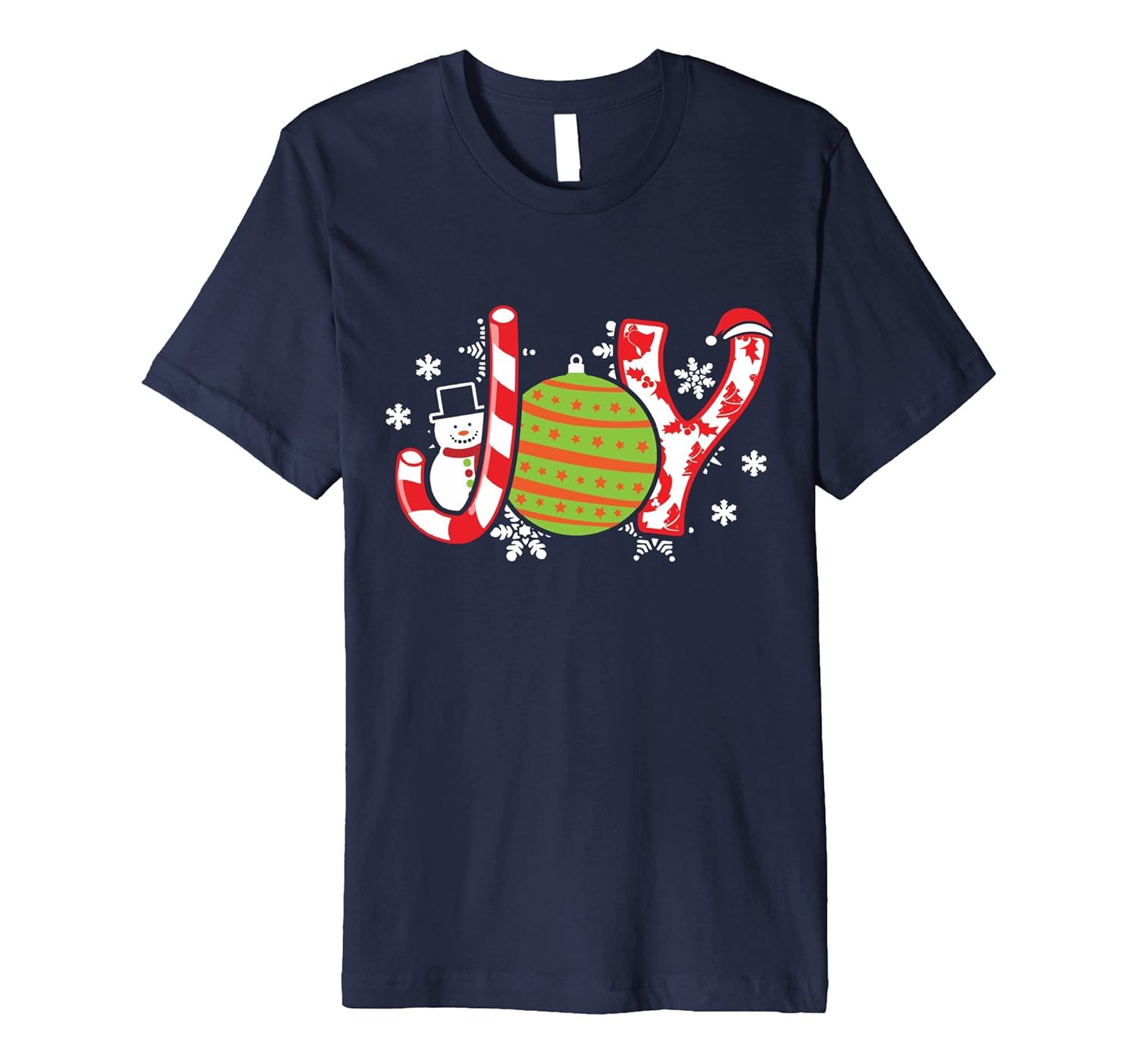 Joy Christmas Ball Holiday T-Shirt-ANZ