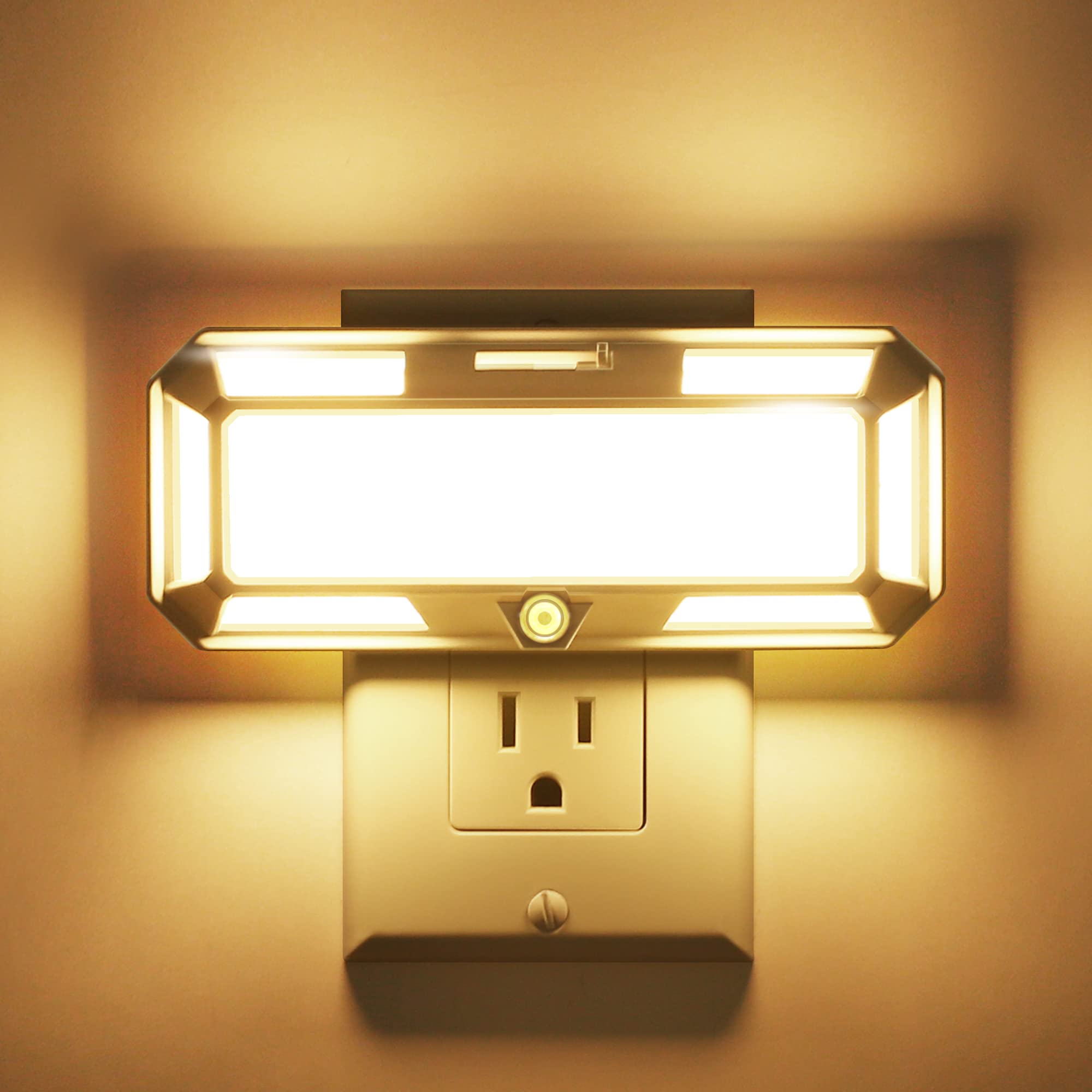 Photo 1 of L LOHAS LED Bright Night Light, Night Lights Plug into Wall, 0-250LM LED Night Light, Dusk to Dawn Sensor, 2W Dimmable Nightlight, Soft White 3000K for Bathroom, Hallway, Bedroom, Adults, Stairway