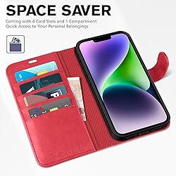 TUCCH Wallet Case for iPhone 14 Plus 6.7", [RFID