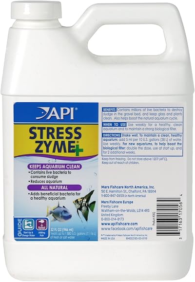 API STRESS ZYME Freshwater and Saltwater Aquarium Cleaning Solution 946ml