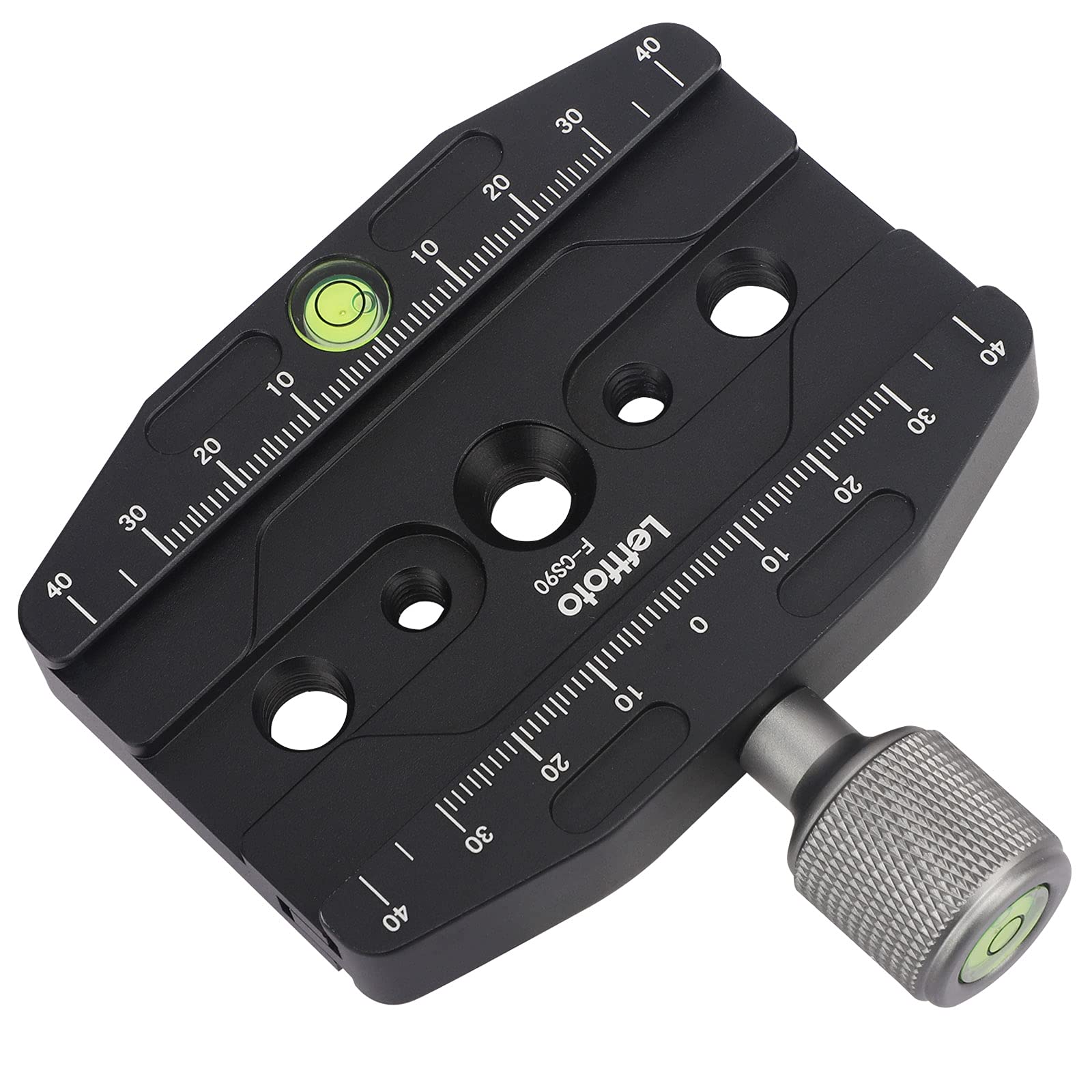 Leftfoto 90mm Universal Quick Release Clamp for Arca Swiss Style Tripod Ballhead, Monopod Head, Tripod Quick Release Plate