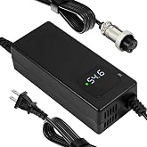 YZPOWER 54.6V 2A Battery Charger GX16-3 Connector for 48V Lithium Battery | Compatible with Evercross H5/ Vsett 8, 8+, 9+(NOT for 9)/ JOYOR S5, G5, Y7-S/for KAABO Mantis 8, 8 Pro/Zero 8, 9
