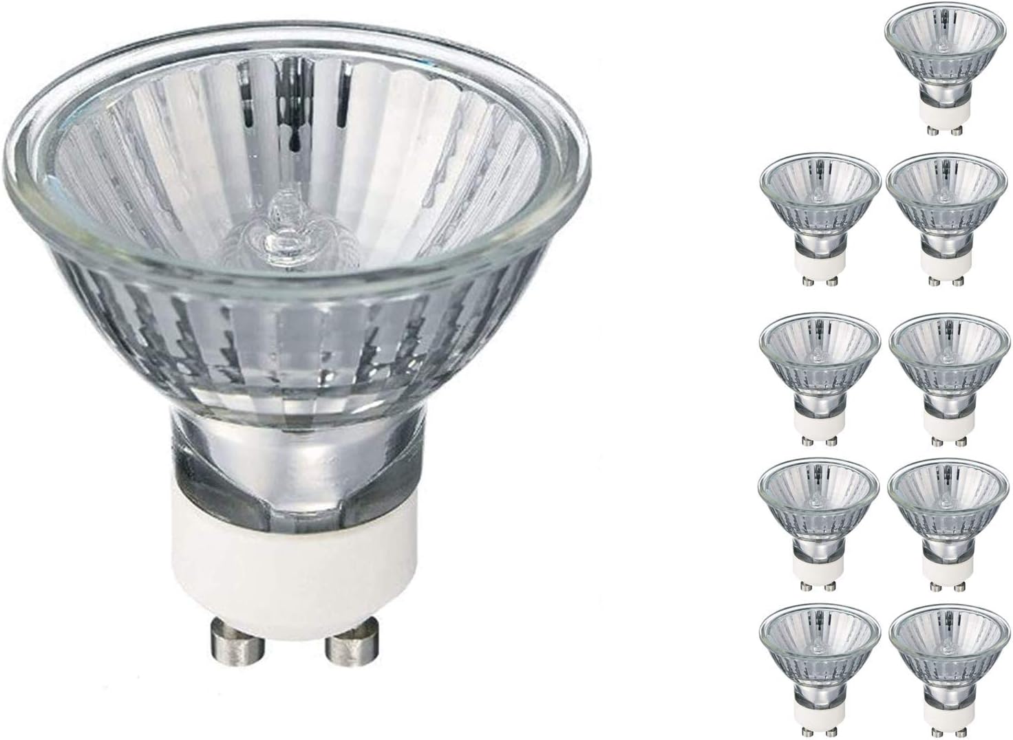 GU10 Halogen Bulbs 40W 240V Dimmable, 300 Lumens, Warm White Multiple Quantities Available