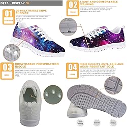 Wanyint Tropical Flower Print Women Tennis Sneakers