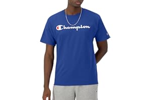 Champion Men's T-Shirt, Classic Graphic T-Shirt, Soft and Comfortable T-Shirts for Men, Script Logo (Reg. or Big & Tall)