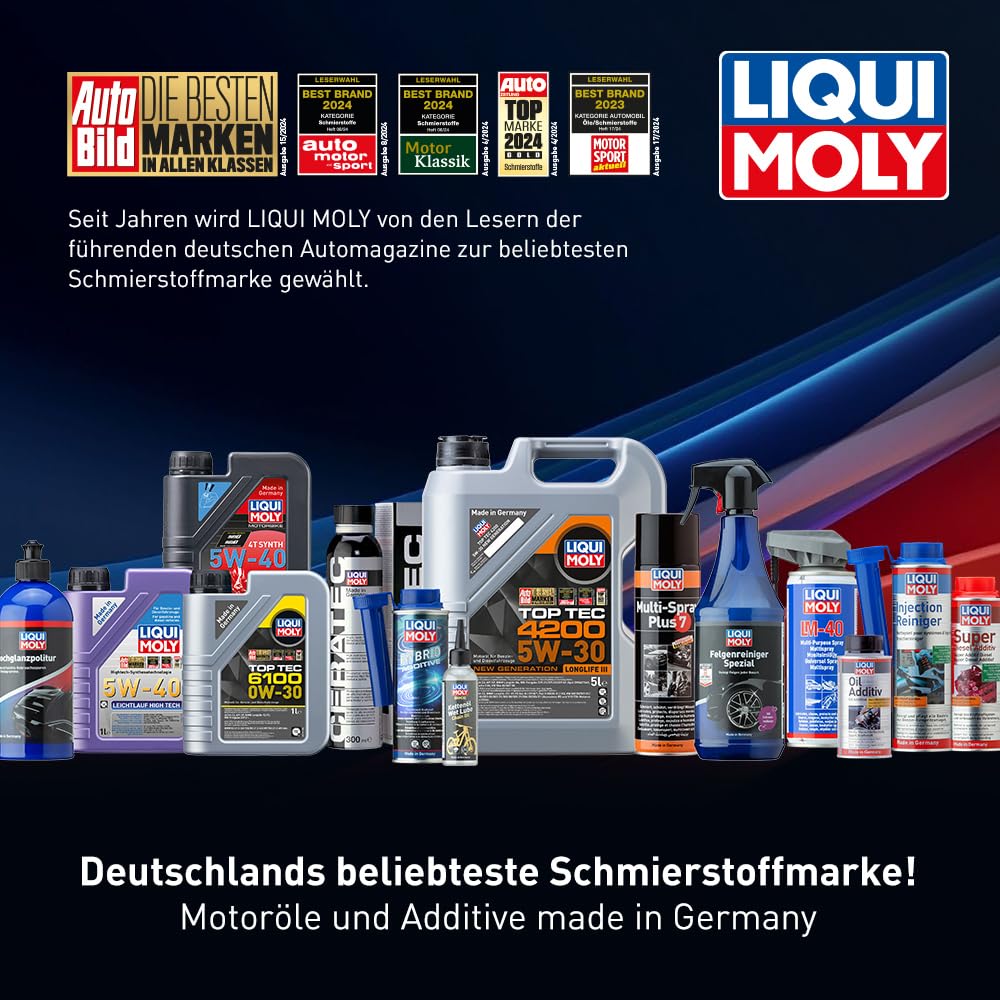 LIQUI MOLY Öladditiv Cera Tec Art.-Nr. 3721 Keramikverschleißschutz für Benzin- & Dieselmotoren I mehr Laufruhe, geringere Reibung & weniger Kraftstoffverbrauch I Ceramic Zusatz für Motoröl, 300 ml 6