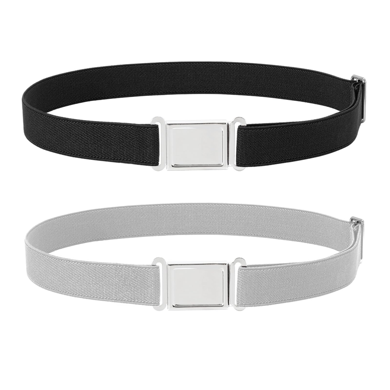 Photo 1 of XZQTIVE 2 Pack Kids Adjustable Magnetic Belt Boys Girls Elastic Belt with Easy Magnetic Buckle