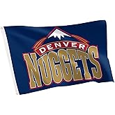 Desert Cactus Denver Nuggets Flag NBA 100% Polyester Indoor Outdoor 3x5 feet National Basketball Association Team Flags (Vintage Flag 2)