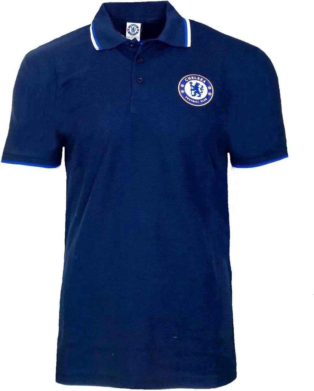 Official CHELSEA FC Core Polo Shirt - Mens SMALL (Navy)