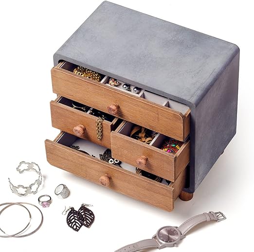 Balvi - Loft Caja para Guardar Joyas. Joyero de Madera.: Amazon.es: Juguetes y juegos