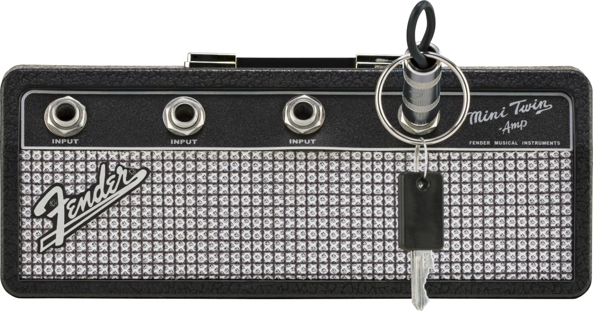 Fender "Jack Rack Key-Holder In Guitar-Amp Design - Color: Black