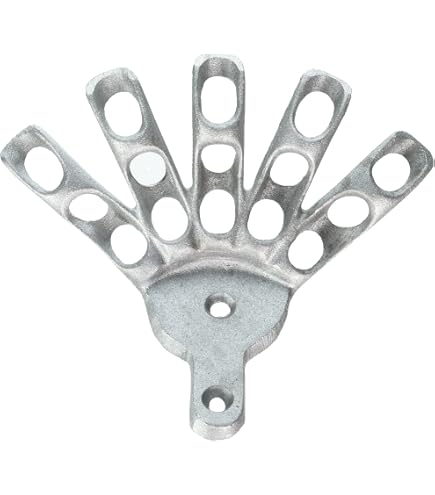 5-fach Flaggenhalterung Aus Stahl – Perfekt Für Stabflaggen Bis 0,6 Cm Durchmesser