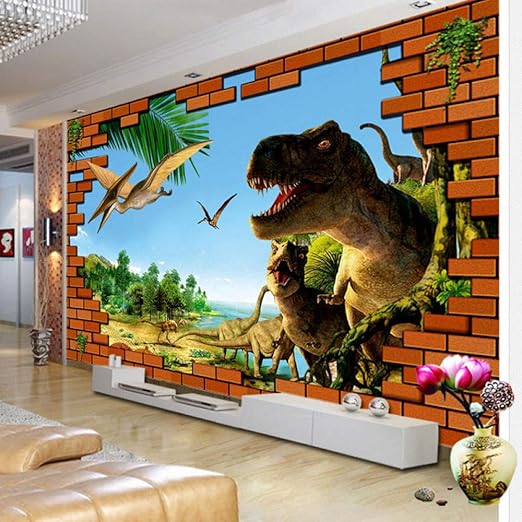 Zhensi Fondos De Pantalla 3d Mural De Dibujos Animados En 3d