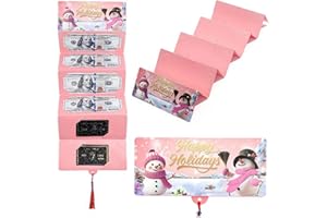 Christmas Money or Gift Card Holder with 10 Slots Surprise Christmas Xmas Gift Card Holder for Santa Cash Supplies,Xmas Money