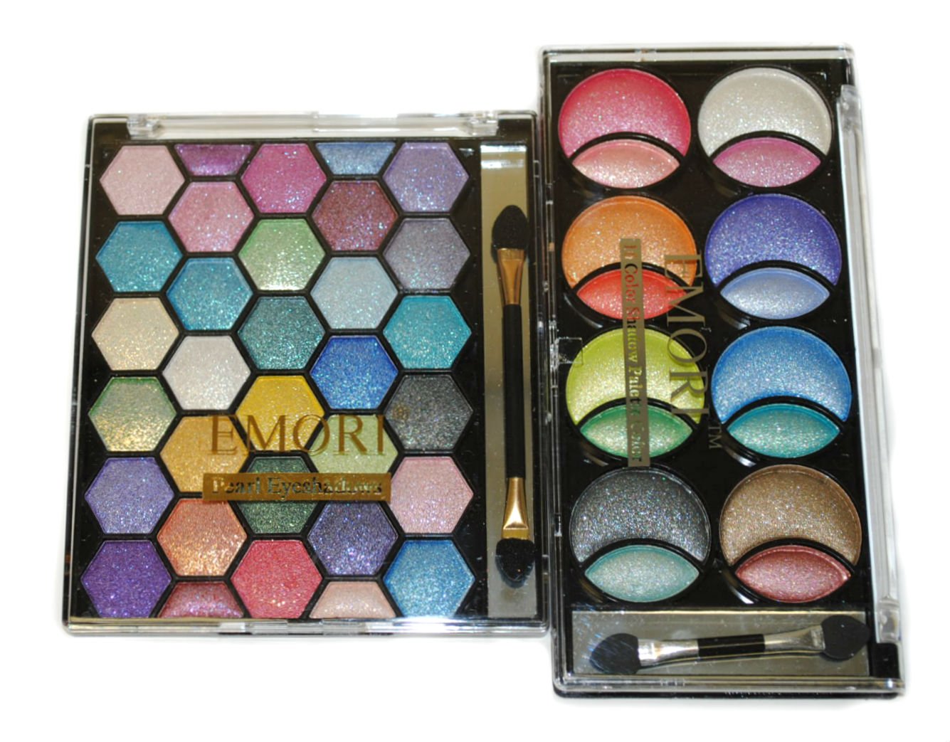 Elegant 100 Piece Glitter Eyeshadow Makeup kit in Black Palette Eye Glitter And