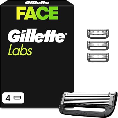 Labs Lames de Rasoir Homme, Pack de 4 Cartouches