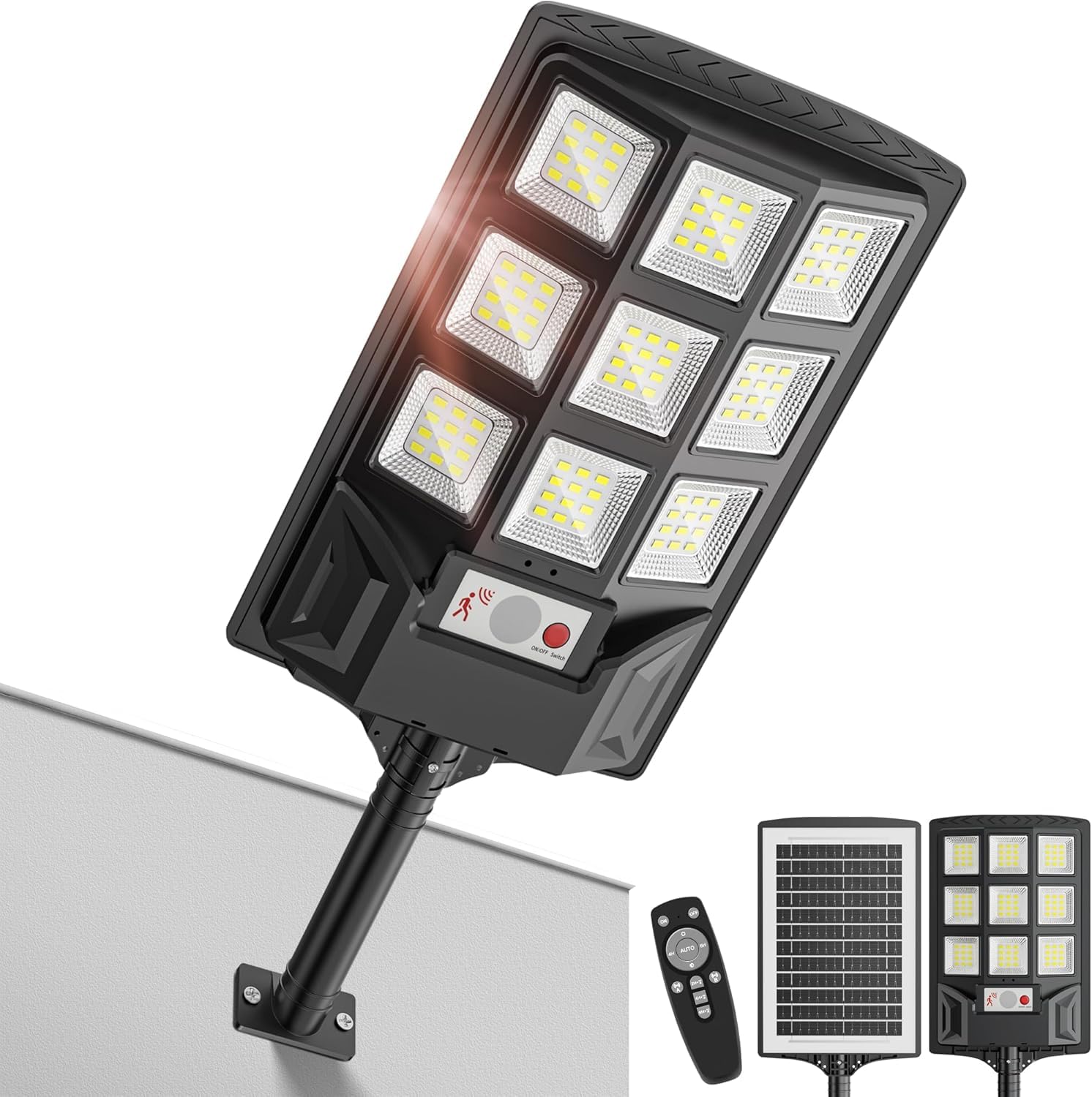 Vipzon Solar Street Lights Outdoor Waterproof, LED