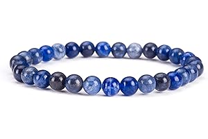Cherry Tree Collection - Small, Medium, Large Sizes - Gemstone Beaded Bracelets For Women, Men, and Teens - 6mm Round Beads