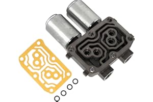 28260-PRP-014 Transmission Dual Linear Solenoid with Gasket Replacement for 2003-2007 Honda Accord CR-V Element Acura RSX TSX