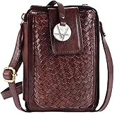 VILENCA HOLLAND Genuine Leather Small Leather Crossbody Bags For Women Cell Phone Purse With Adjustable & Detachable Strap