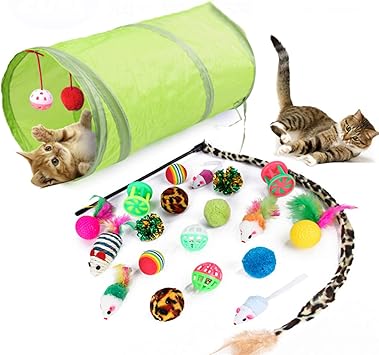 Amazon Jubangb 猫おもちゃ セット 猫じゃらし かしゃかしゃ ネズミおもちゃ ボール 猫用 おもちゃ 猫トンネル おしゃれ ペット トンネル 犬 噛むおもちゃ 羽 知育玩具 竿 運動不足 ストレス解消 21点セット Jubangb 猫じゃらし 羽のおもちゃ 通販