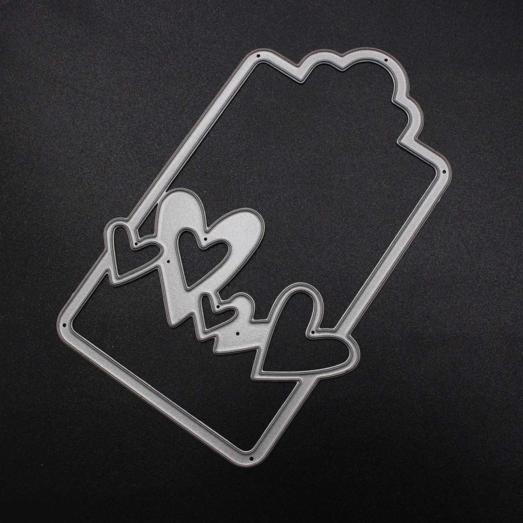 Chaunce Cœur Jour Metal Pochoir Diy Scrapbooking Album Tampon Papier Carte Carte Gaufrage Artisanat Loisirs Creatifs Papiers Et Papeterie