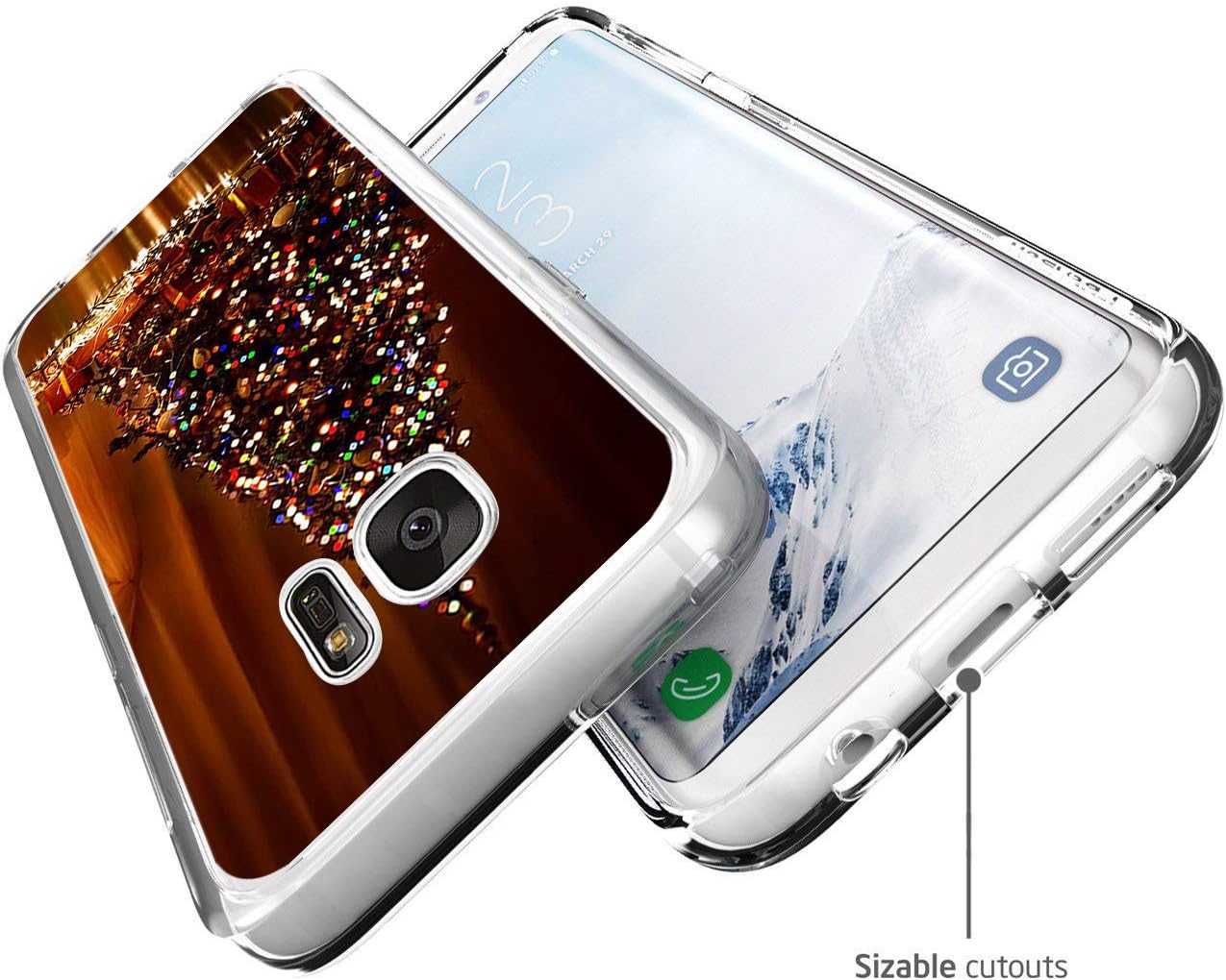Yiyiter Weihnachten Case Compatible Mit Samsung Galaxy S6 Edge Hulle Transparent Ultradunn Schutzhulle Silikon Cover Muster Handyhulle Durchsichtig Stossfest Tasche Tpu Bumper Case Im Galaxy S6 Edge Computer Zubehor Netzwerk Wordpress Cdn Com