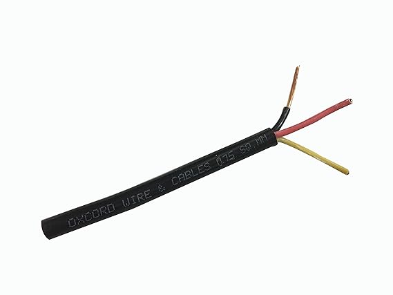 OXCORD 3 core Round Copper Wires and Cables for Domestic and Industrial Electric Connections