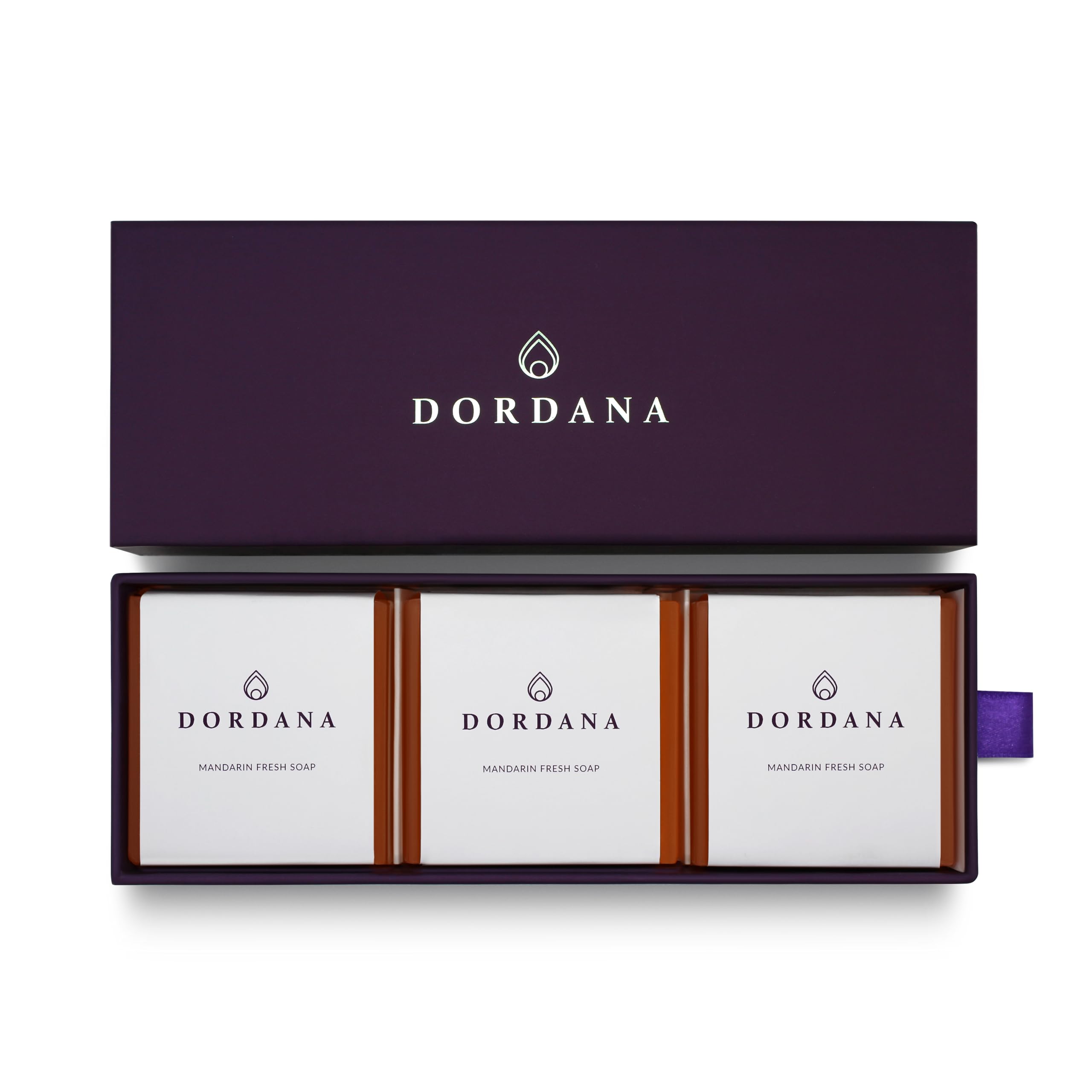 Dordana Handmade Luxury Soap Gift Set, 3 Glycerine Bars – Moisturising & Gentle, Skincare for Dry & Sensitive Skin, Bath & Body, Cruelty-Free, Vegan, UK Made