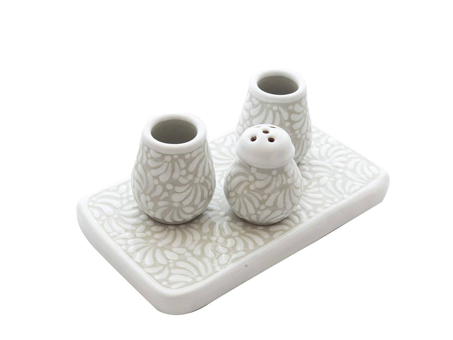 Set de Mezcaleros de Talavera Blanca: Amazon.com.mx: Handmade
