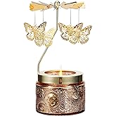 Candle Gifts for Women, Birthday Gifts for Mom Daughter Sister Wife, Unique Butterfly Gift for Friend Women, Rotatable Scented Candles Gift for Mothers Day Anniversary Christmas
