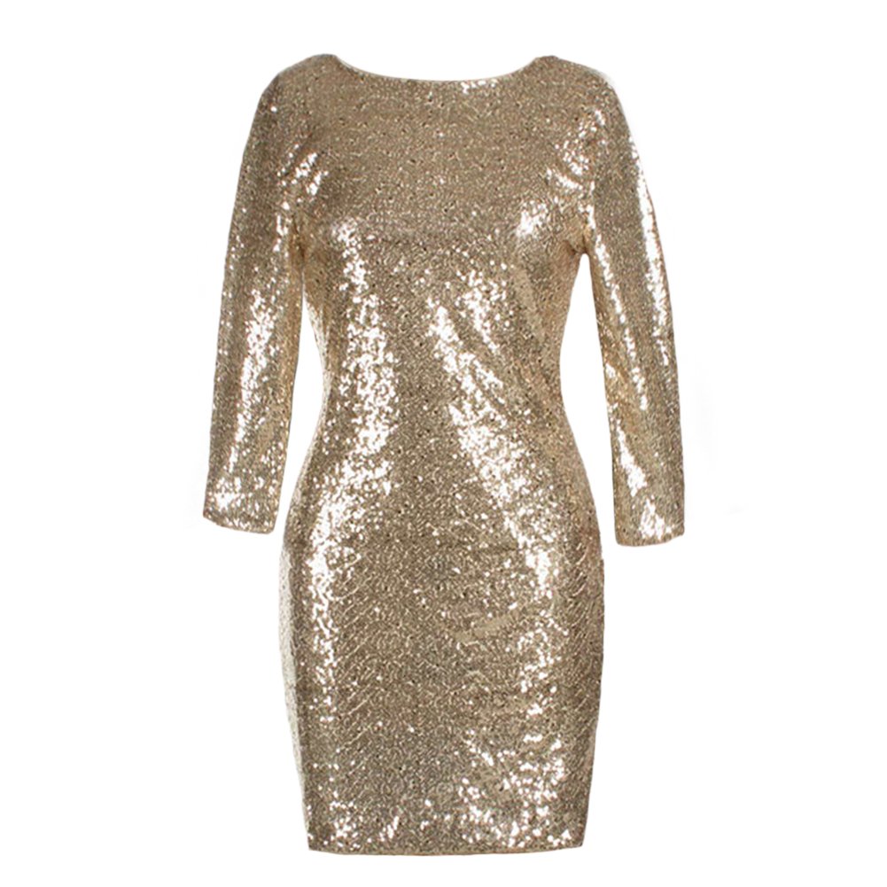 glitzy party dress