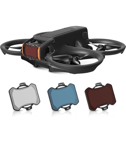 BRDRC Avata 2 Drone Lens Filters Set For DJI AVATA 2 Camera UV CPL ND8 ND16 ND32 ND64 Optical Glass Photography Filters Kit