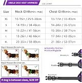 HEELE Dog Harness No Pull Large Reflective Front Back Leash Attachments Purple L view 2