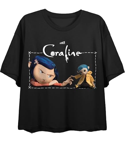 Bioworld Coraline Twisty Witchy Girl Crew Neck Short Sleeve Men's
