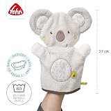Fehn 064186 Koala Wash Glove Baby Facecloth Bath Toy Animal Motif Soft Towelling view 4