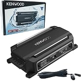 KENWOOD KAC-M5001 Sealed Marine Subwoofer Amp, Monoblock Class D | Subwoofer Amp, Mono Amp, 300W RMS, IP67 Sealed, Works with Factory Radios, Boats, UTVs, ATVs, PWCs, Motorcycles, Wired Remote