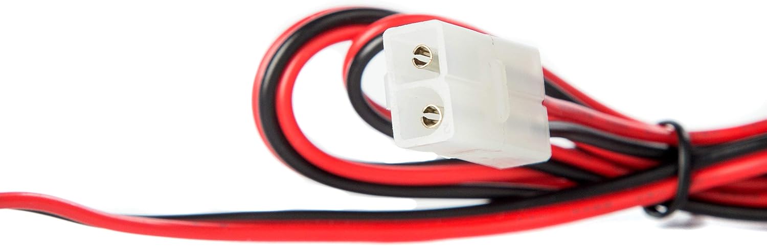 LUITON 12V Fused Replacement Cigarette Lighter Power Plug/Cord with Leads, Cb Radio Power Adapter for Mobile | CB Radio Compatiable with Uniden PRO505XL PC88LTX Bearcat 880 Cobra 29LTD 29LX (1+1 Pack): Electronics