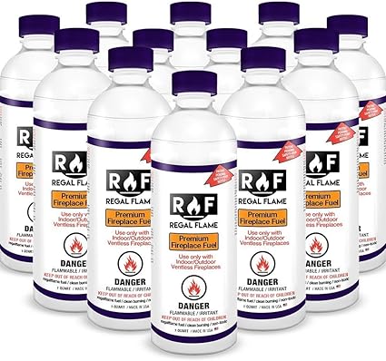 Regal Flame Signature Ventless Bio Ethanol Fireplace Fuel 12