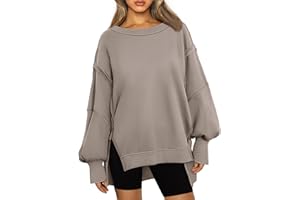 Trendy Queen Womens Oversized Sweatshirts Hoodies Crewneck Shirts Fall Outfits Teen Girls Y2k Winter Clothes