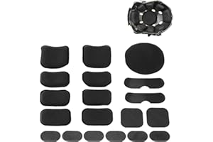 YOSOO HEALTH GEAR Helmet Pads Kit, Motorcycle Helmet Padding Kit, 19Pcs Evoshield Helmet Pads, Helmet Protective Pads Accessories for Fast Mich ACH USMC PASGT Helmet